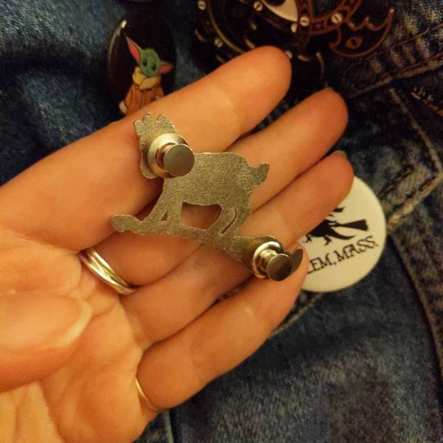 Set of 2 silver locking pin backs (no tool needed) – Mixtape Your Life, LLC