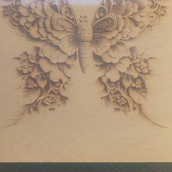 Handmade Birthday Day Card. Floral Butterfly Design By Little Sentiments 6 thumbnail image