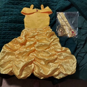 READY TO SHIP Disney Inspired Belle Princess Dress Costume Set ...