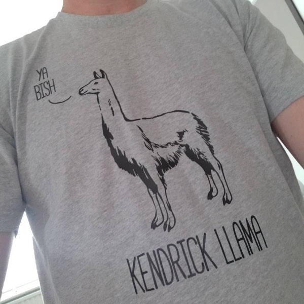 Kendrick Llama T-shirt Tee // Music T-shirts / Band T-shirts / - Etsy