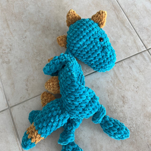 Tinysaurus Knotted Lovey — PATTERN