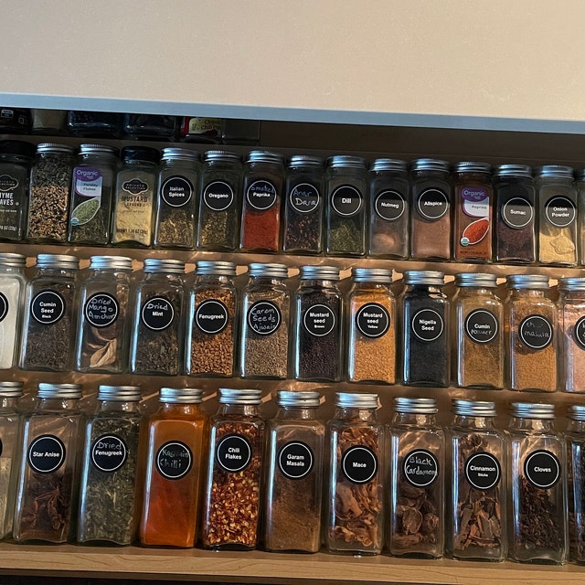 Spice Drawer Organizer Insert €“ Customizable Spice Rack