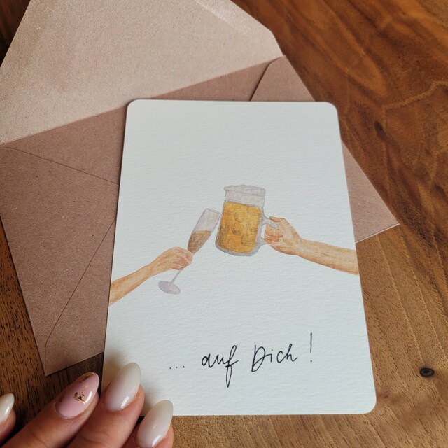 Geburtstagskarte Für Papa Mit Spruch \"Dad You're Ace\" – 15x15 Cm, Blanko Innen