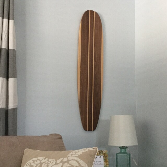 Surfboard Wall Hanging Art Vintage Surfing Decor Old Etsy