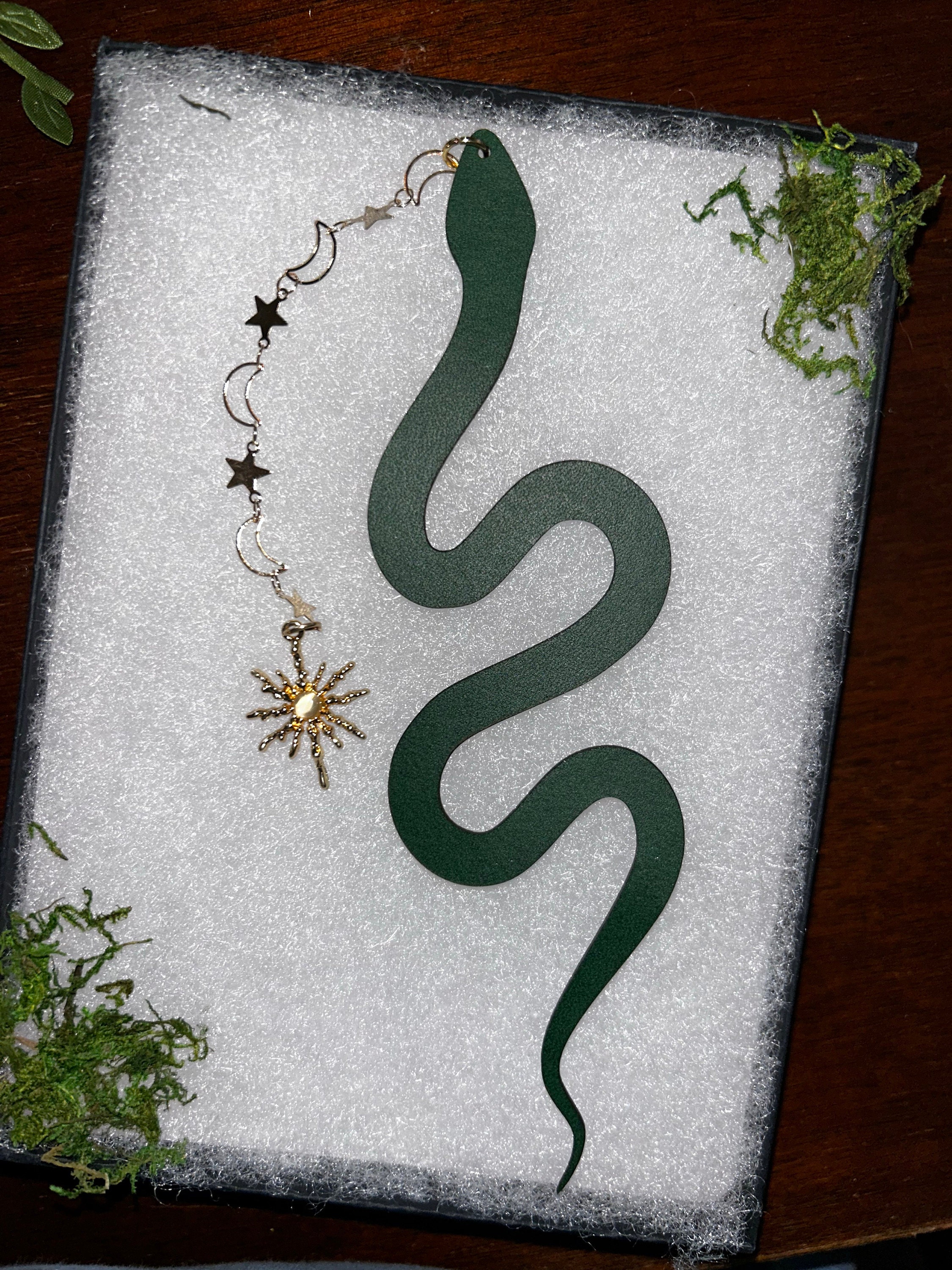 Dragon Sword Faux Leather Bookmark, Fantasy Bookmark, Elven-Inspired Bookmark, Gift for Readers, Elf Fairy Faerie Fae, Dragon Gift