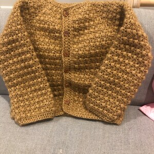 CROCHET PATTERN Pdf-penelope Cardigan/ Crochet Baby Sweater 6 | Etsy