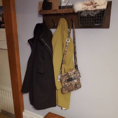 Industrial Entryway Mail Organizer the Allison Key Hooks Wall Mounted ...