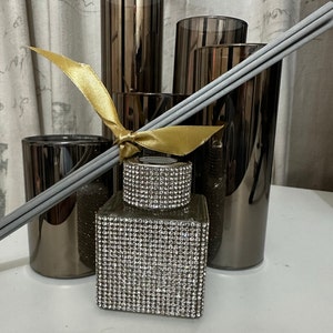 Bling Reed Diffuser Bottlelarge Rhinestone Covered Empty Reed - Etsy UK