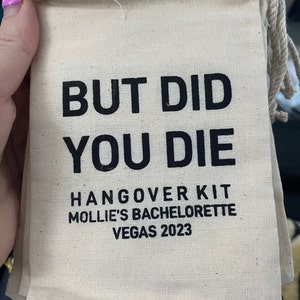 Vegas But Did You Die Survival Kit - Bachelorette Party Favors - Vegas –  Then Came Marriage