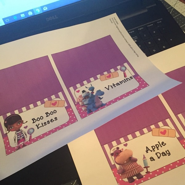 Doc Mcstuffins Food Labels, Printable Doc Mcstuffins Food Tent Cards ...