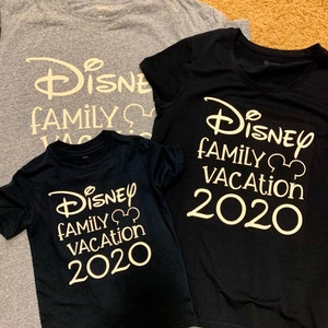 Disney world Family Vacation T Shirt Iron on Transfer