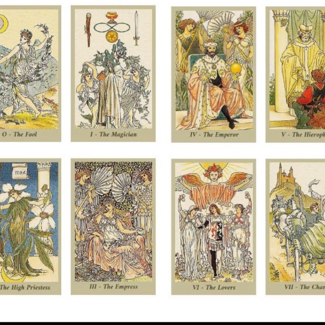 Fairy Land Tarot Deck. Vintage Illustration Tarot Cards - Etsy