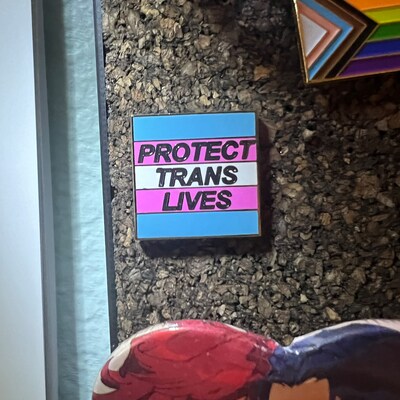 THEY/THEM Circle Embroidered Patch / Vegan Adhesive / Trans Pride ...