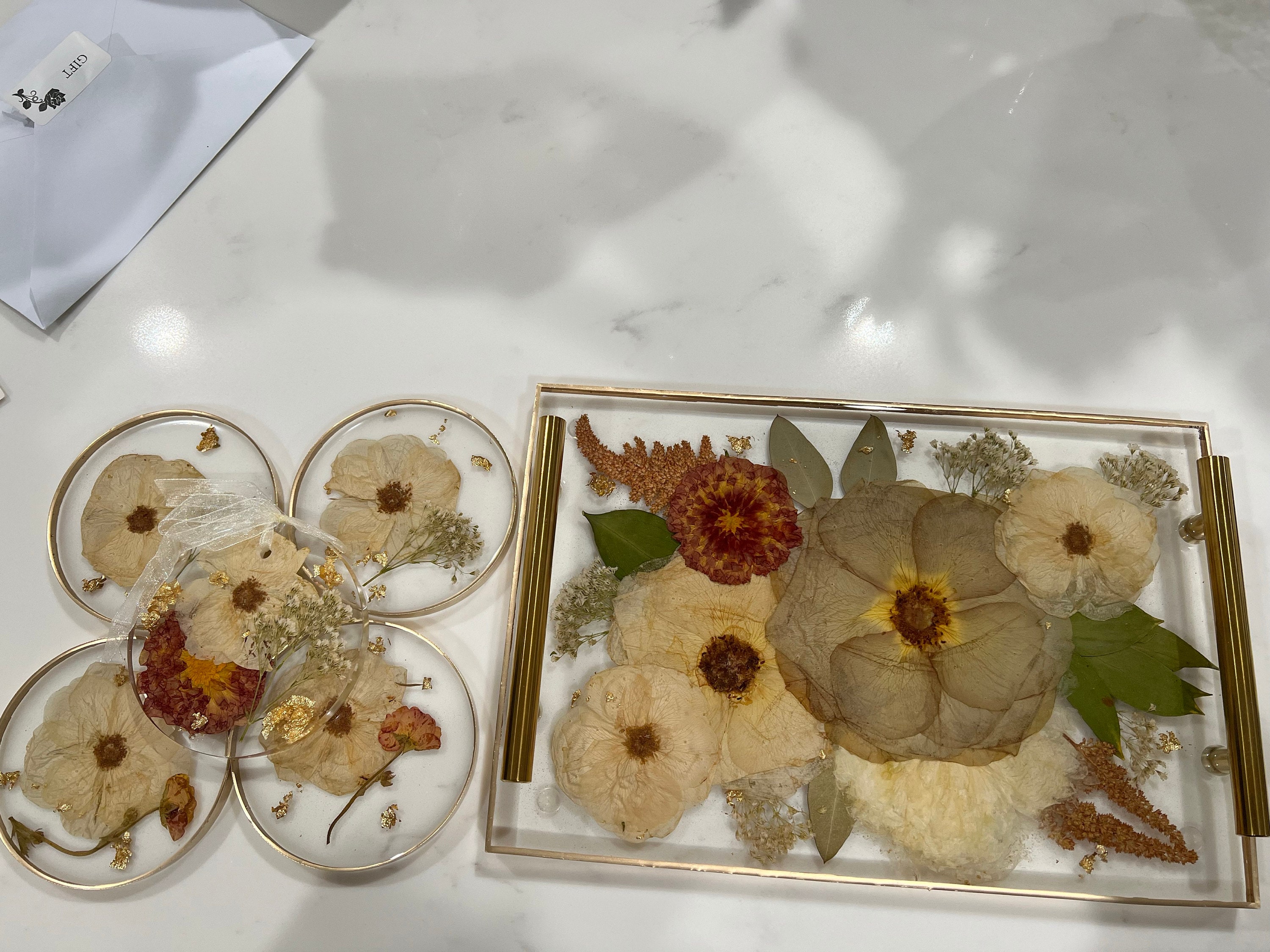 Preserved flowers from Etsy buyer's etsy review