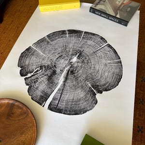 絵画★原画「年輪（NENRIN）Tree rings」（2022年3月22日） 絵画☆原画（1点限り）「年輪（NENRIN）Tree rings」（アクリル