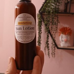 Sun Lotion | Zinc Oxide Mineral Moisturizer With Red