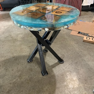 Spiral End Table Legs Table Base Pedestal Base Steel Base Metal Base ...