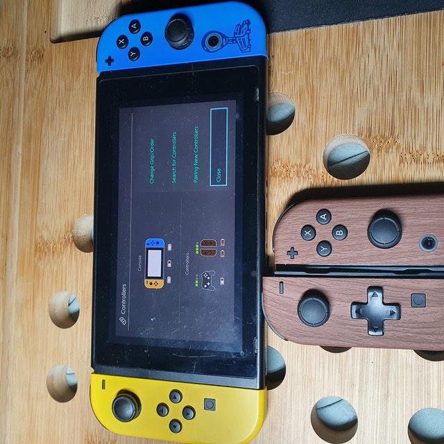 Draw My Pad Joycons Switch Woody Wood - Achat Manette
