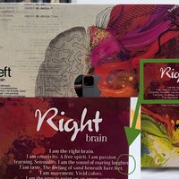 Painting MacBook Skin Left Right Brain MacBook Decal MacBook Sticker ...
