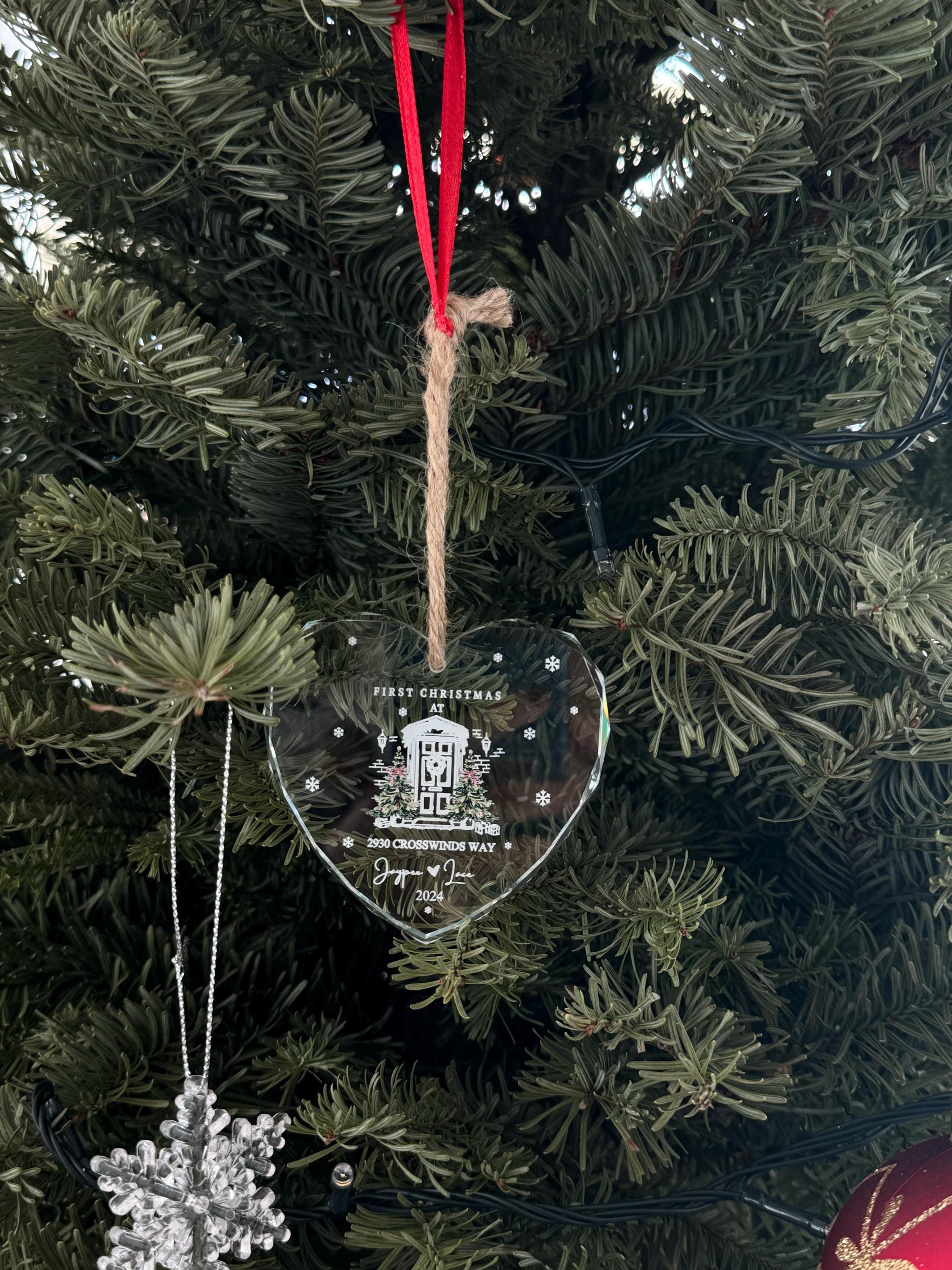 First Christmas In Our New Home Ornament, New House Christmas Ornament, Our First Home Keepsake, Housewarming Bauble Gift, First Home 2025