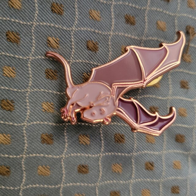 RATS Filthy Club WAY OF LIFE wingsブロンズピン ENAMEL PIN Rats With Wings || 1.75