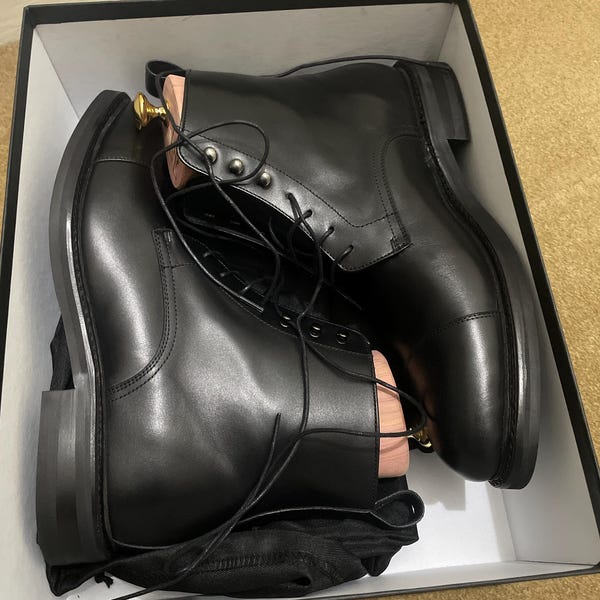 Leather Motorcycle Boots Ground Multicolor Ankle Boots For Men