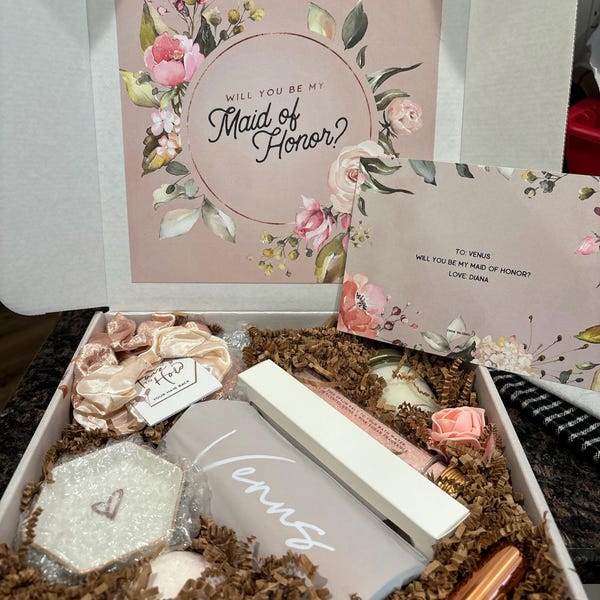 Bridesmaid Proposal Gift, Will You Be My Bridesmaid Box Set ...