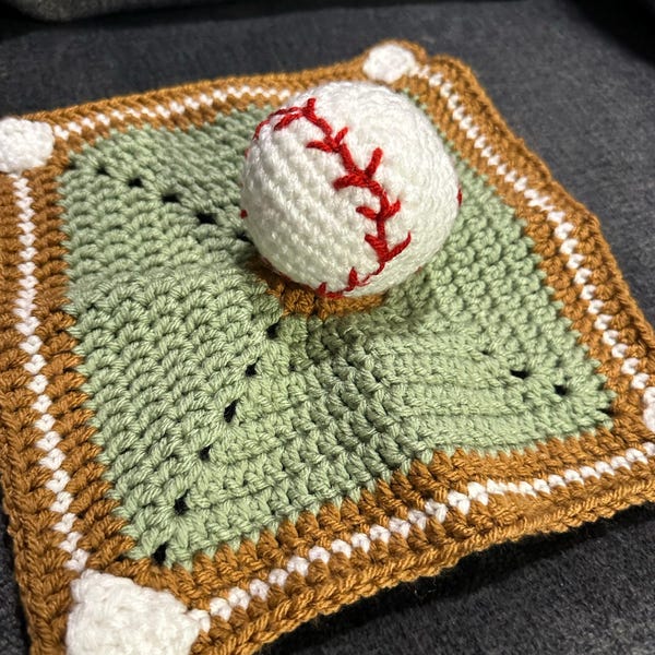 Baseball Diamond Lovey and Mini Baseball PATTERNS ONLY* - Etsy
