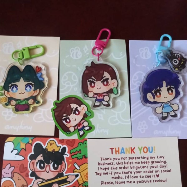 Amphibia, Anne, Marcy and Sasha Keychains Epoxy - Etsy