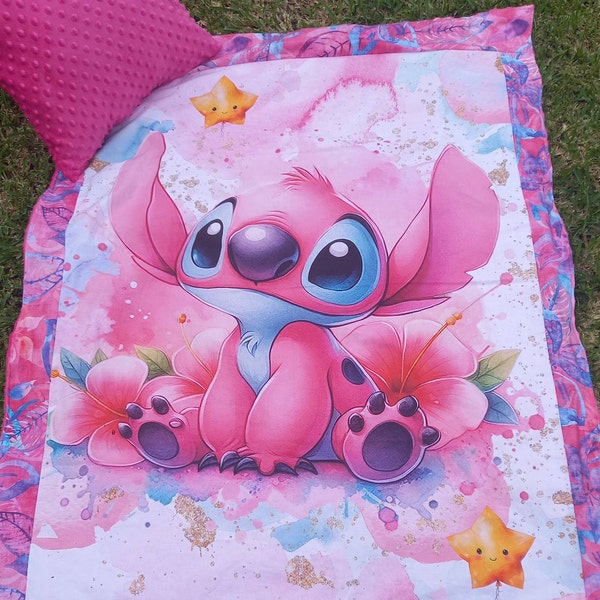 Cotton Panels Theme Character Girl Cat 2 Etsy