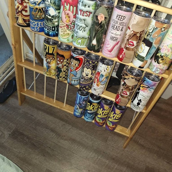 20 Ounce 3-shelf Tumbler Display - Etsy