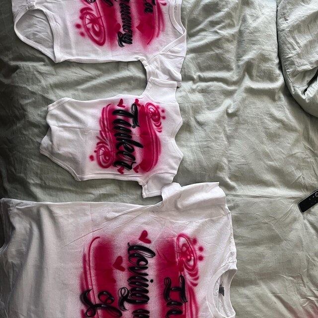 Airbrush T Shirt Script Name - Etsy Airbrush T Shirt Script Name - Etsy