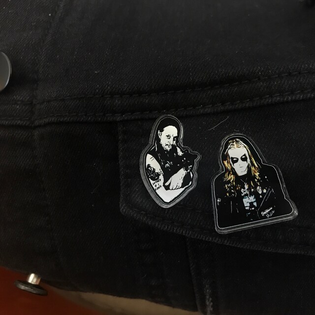 DEAD From Mayhem & Morbid Tribute Pin pelle per Yngve Ohlin 