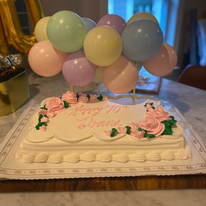 21pcs Unicorn Cake Topper Kit Cloud Rainbow Balloon Joyeux anniversaire  Bannière Décoration de gâteau pour garçon fille enfant anniversaire