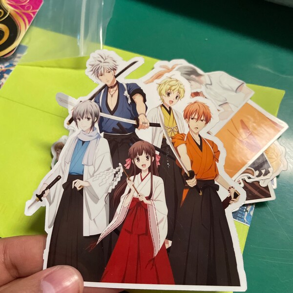 Fruits Basket Sticker - Kyo Sohma, Tohru, Yuki, Hatsu, and Momiji - Etsy