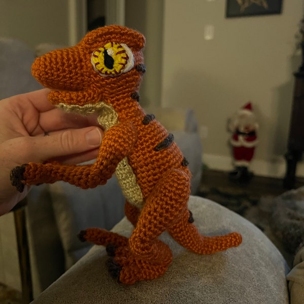 Crochet PATTERN No 1909 Baby Raptor Realistic Dinosaur Pattern by ...