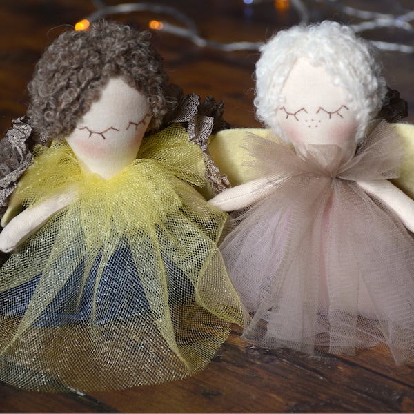 Mini Doll Pattern, Mini Doll Sewing Pattern, Angel Doll Pattern, Angel ...