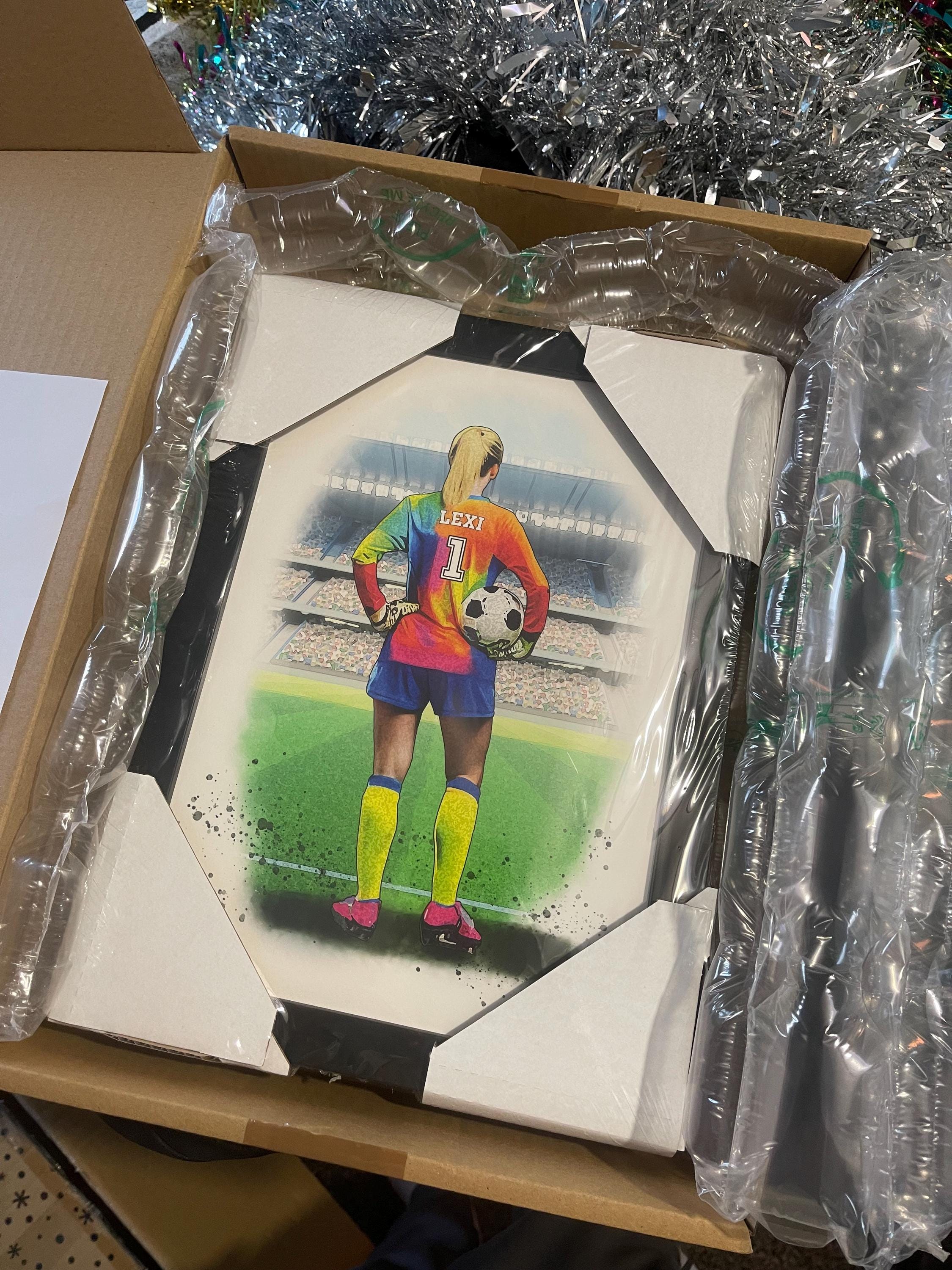 Personalised Girl Goalkeeper Gift | Football Gifts for Girls | Goalie Gift | Goalkeeper Gift | Soccer Gift | Football Birthday Gift