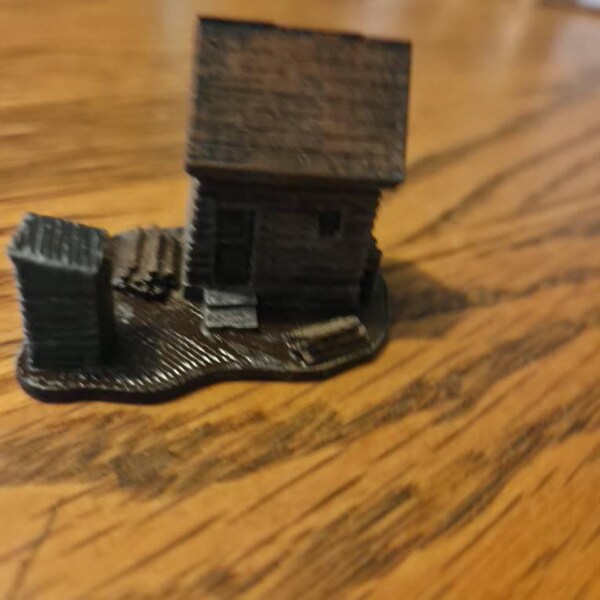 N Scale Backwoods Shack With Outhouse SCENE 1/160 Structure Painted - Etsy