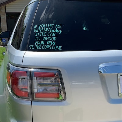 If You Hit Me With My Babies In The Car Sweatshirt main image 1