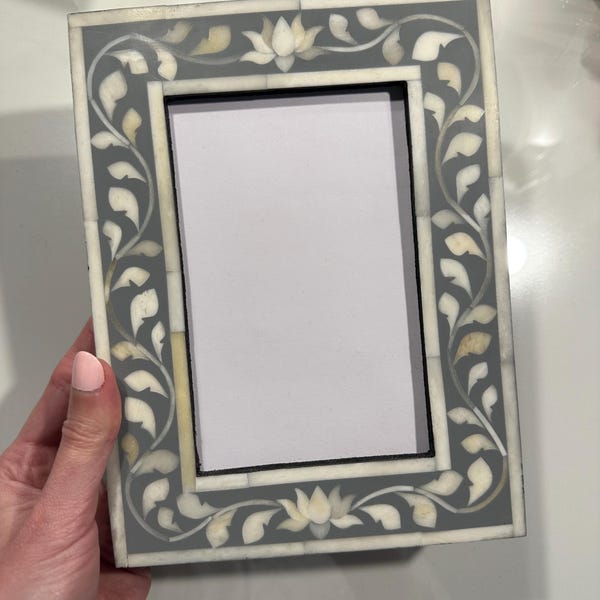 Mother of Pearl Inlay Frame Photo Frame Picture Frame Wall Decorative ...