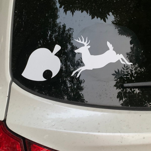 Running Deer Decal Buck Off! - Jumping Buck Mule Whitetail Vinyl Decal ...