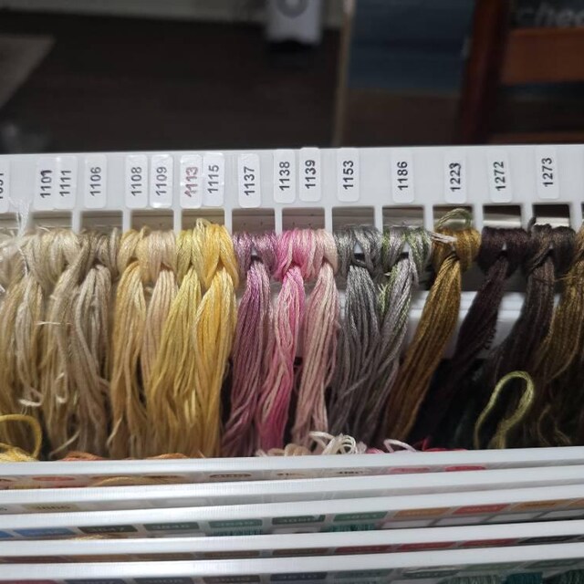2weeks collage 確認用 Weeks Dye Works Labels - Floss Image and White. - Etsy