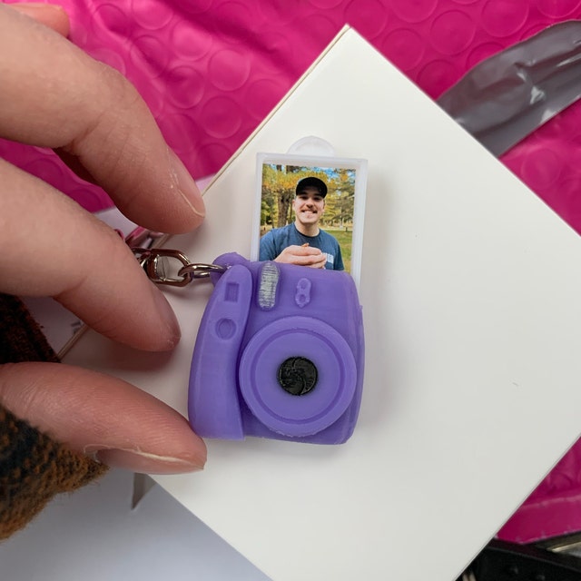 Mini Camera Keychain and Your Own Personalized Photo. Camera Keychain With  Pull Out Picture. Best Friend Gift. Retro. Camera Lover . 