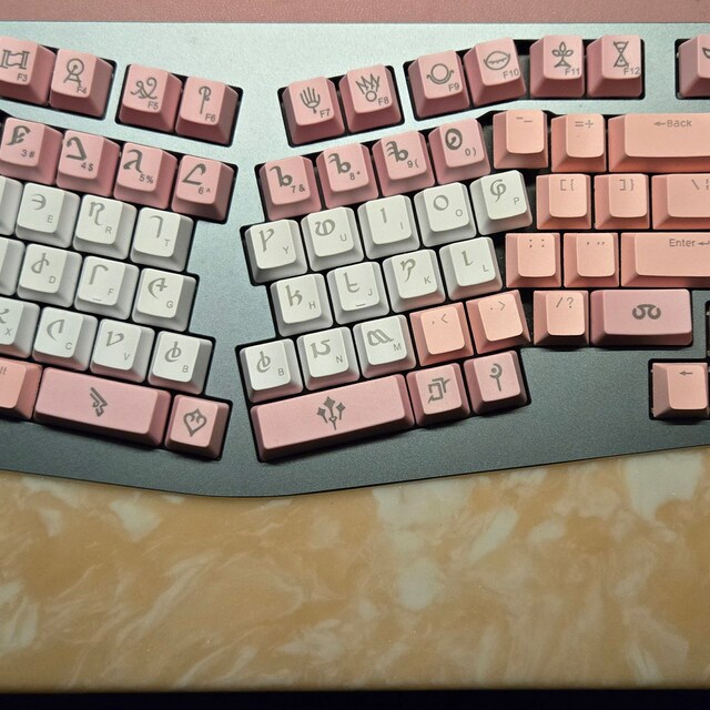 FFXIV Keycap Set, Eorzean Alphabet - Etsy