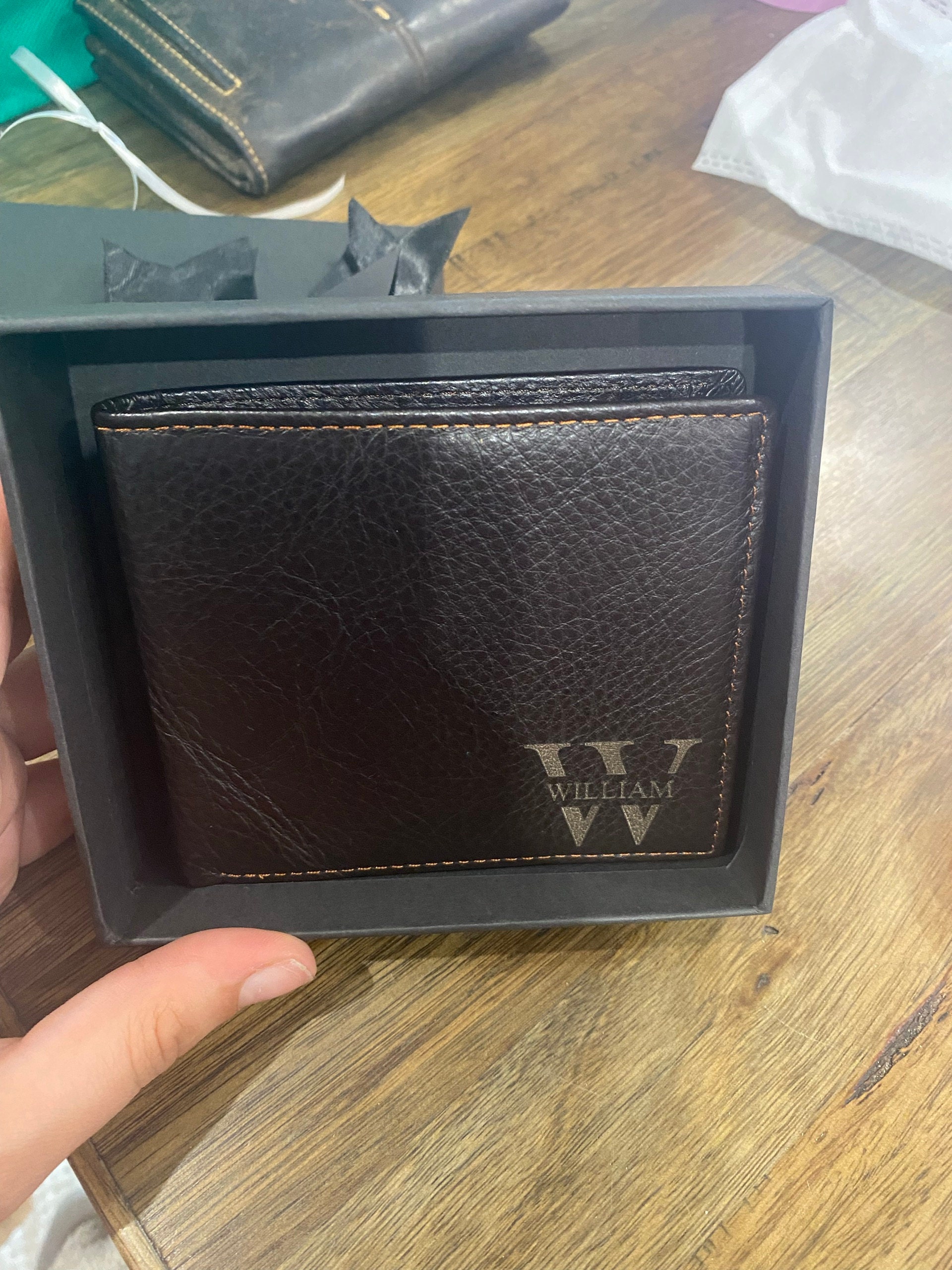 Personalized Wallet,Mens Wallet,Engraved Wallet,Groomsmen Wallet,Leather Wallet,Custom Wallet,Boyfriend Gift for Men,Gift for Him