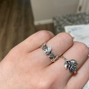 Sterling Silver Triple Interlocked Ring Multi Band Rings | Etsy