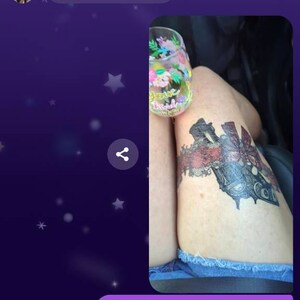 Large Temporary Tattoo Garter With Old School Gun and Red Bow. Halloween  Western Costume - Etsy