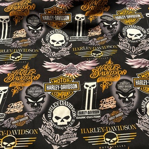 harley davidson fabric amazon