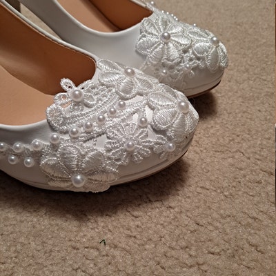 Bridalpearl Shoes Wedding Pumps Bridal Wedding Shoes. - Etsy